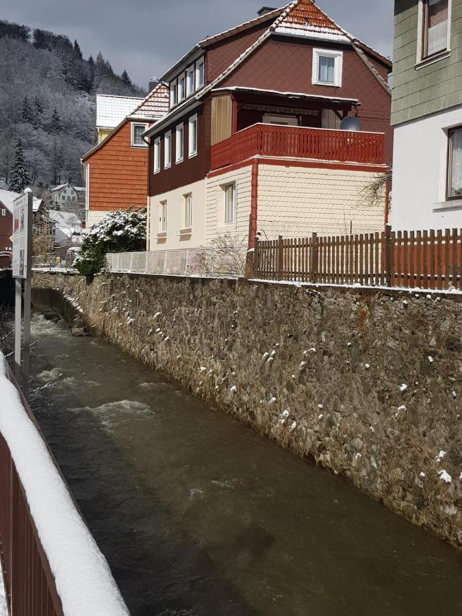 Haus Am Fluss Mit Wunderschoener Dachterrasse Mit Flussblick ,Garten Und Grill Zorge Esterno foto