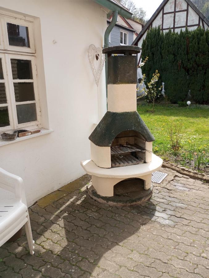 Haus Am Fluss Mit Wunderschoener Dachterrasse Mit Flussblick ,Garten Und Grill Zorge Esterno foto